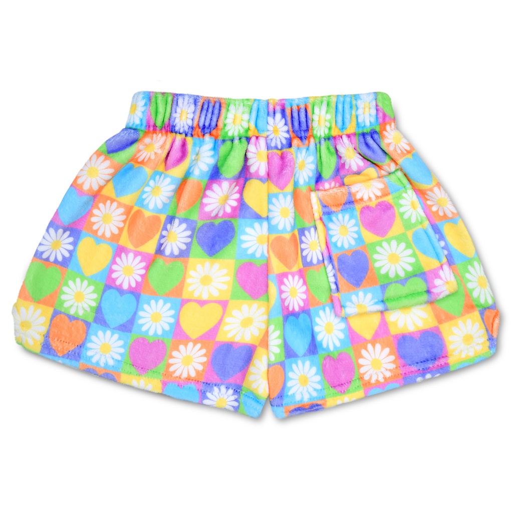 Spring Hearts Plush Shorts