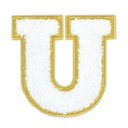 U Initial Varsity Sticker Patch