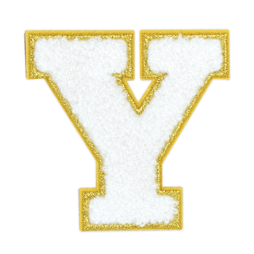 Y Initial Varsity Sticker Patch