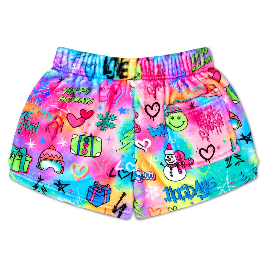 Corey Paige Snow Days Plush Shorts