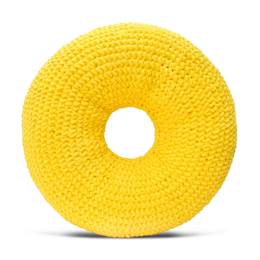 Crochet Donut Pillow