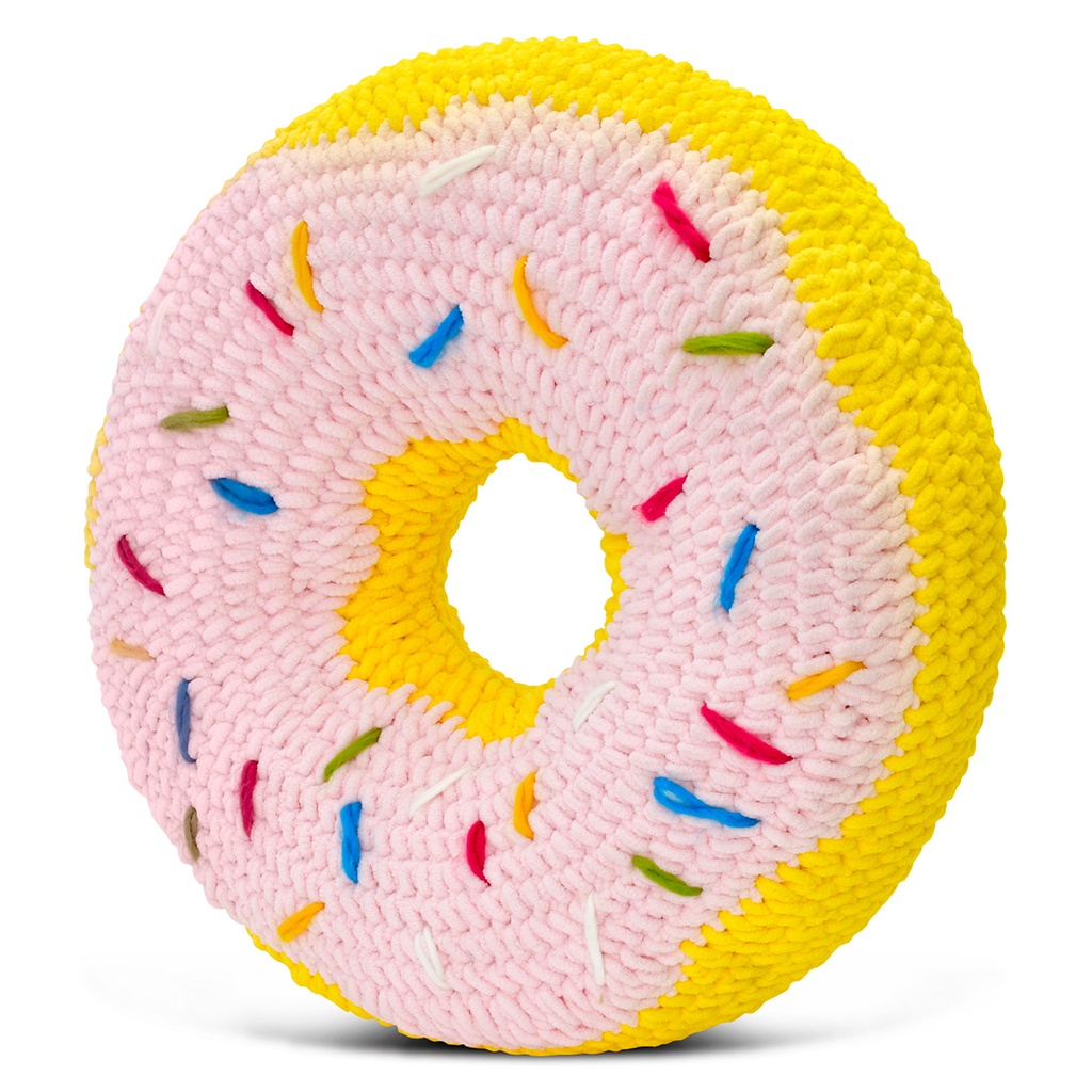 Crochet Donut Pillow