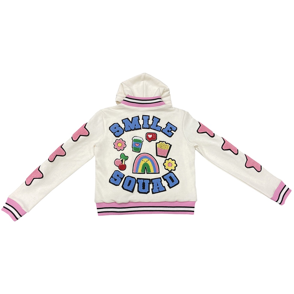 Smile Squad Sweatshirt Jacket