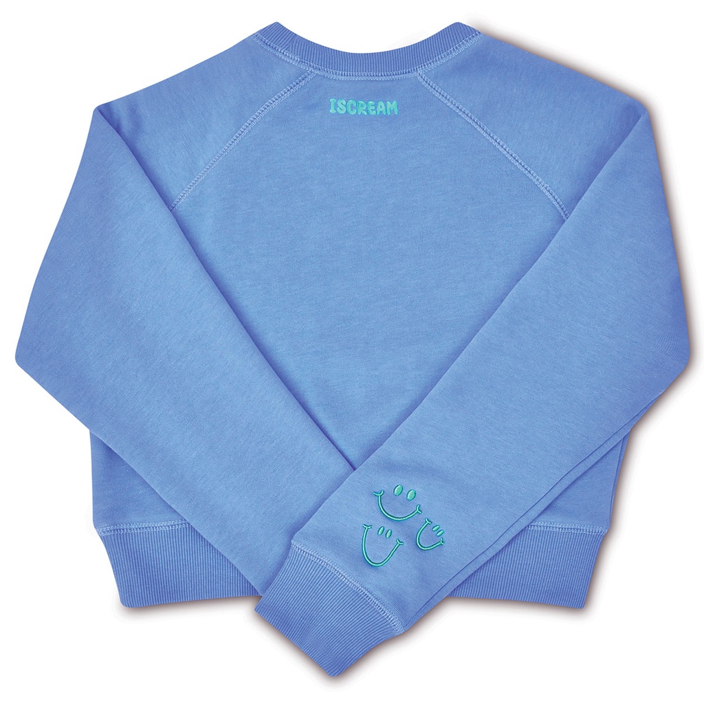 Sweatshirt Days Bright Blue Basic Crew Neck Sweatshirt