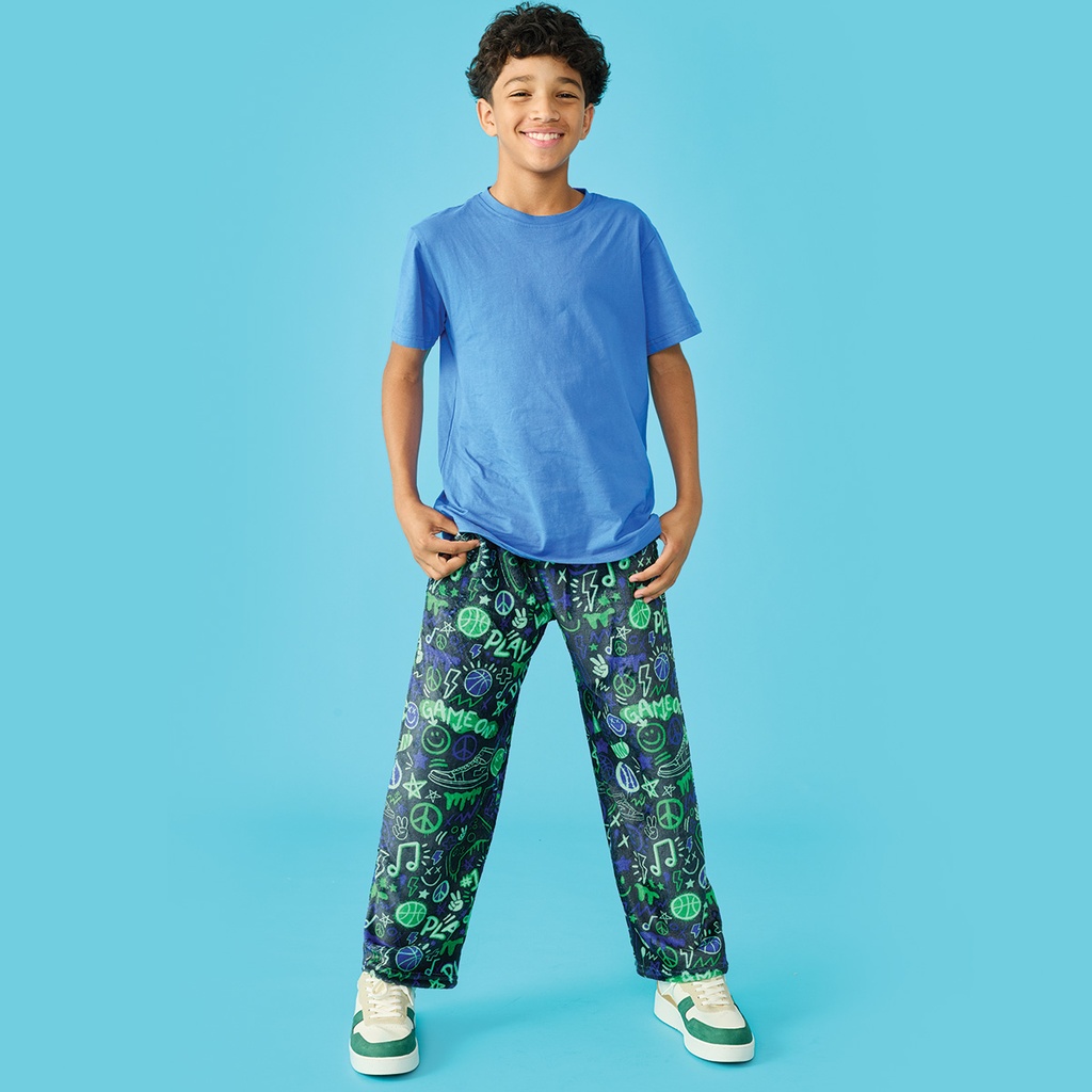 Corey Paige Graffiti Gamer Plush Pants