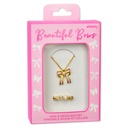 Beautiful Bows Ring and Necklace Set