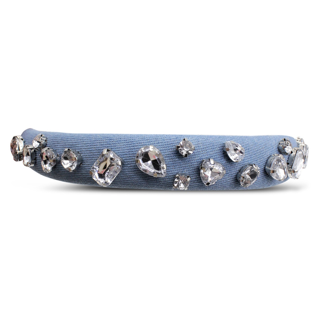 Denim Gem Headband