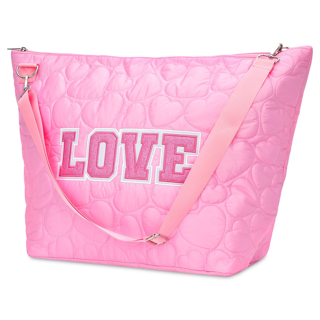 Love Heart Puffy Weekender Bag