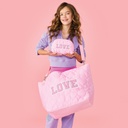 Love Heart Puffy Weekender Bag