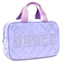 Love to Dance Quilted Cosmetic