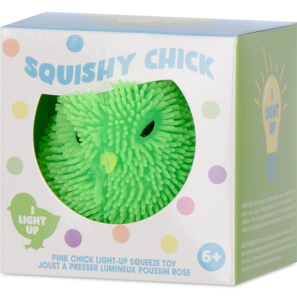 Green Chick Light Up Squeeze Toy