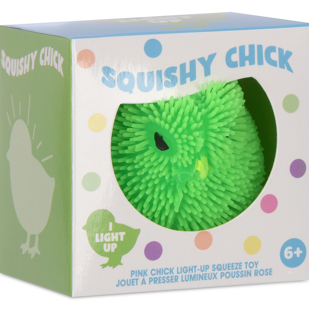 Green Chick Light Up Squeeze Toy