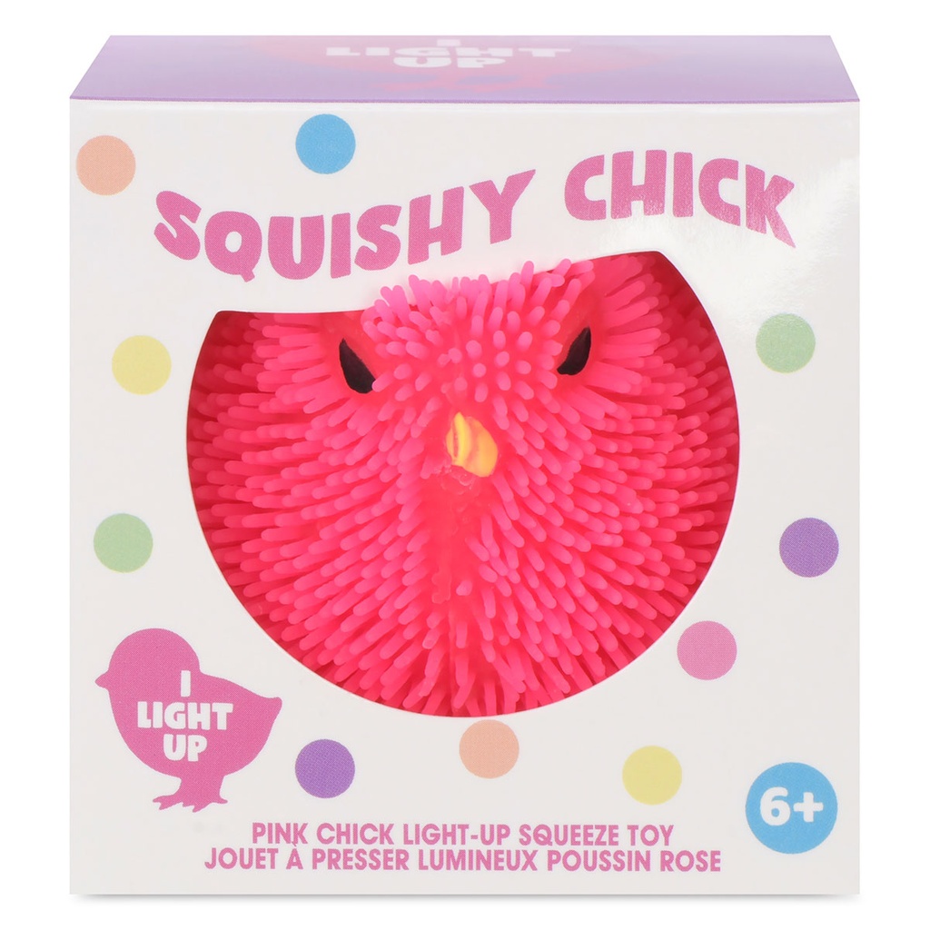 Pink Chick Light Up Squeeze Toy