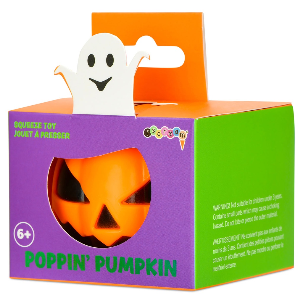 Poppin' Pumpkin Squeeze Toy