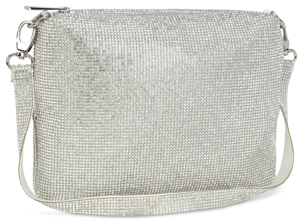 White Crystal Crossbody Bag