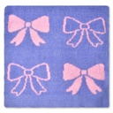 Pretty Bows Cozy Knit Blanket