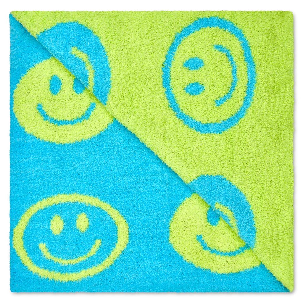 Smiles Cozy Knit Blanket