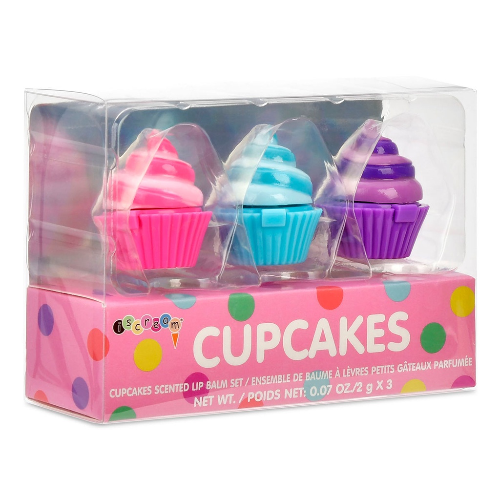 Cupcakes Lip Balm Set