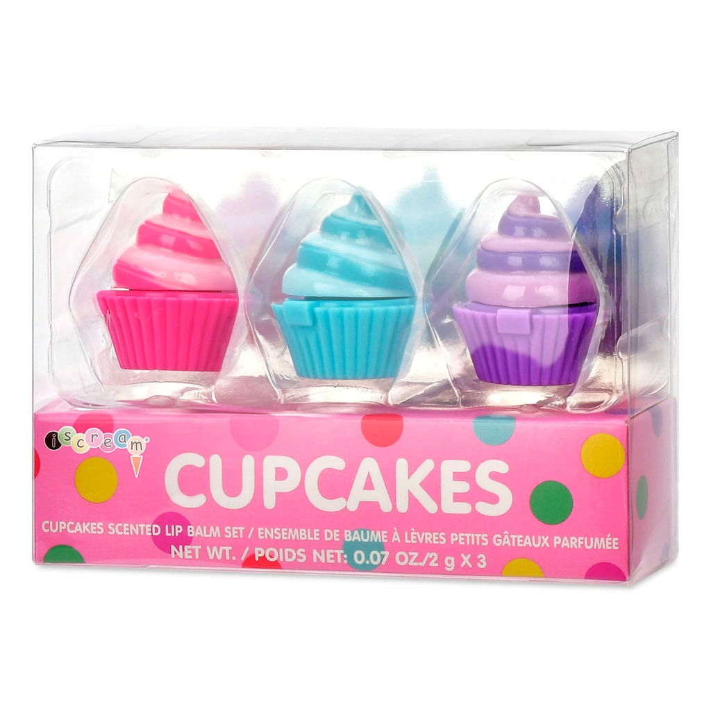 Cupcakes Lip Balm Set