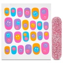 Choose Happy Nail Stickers and Nail File Set