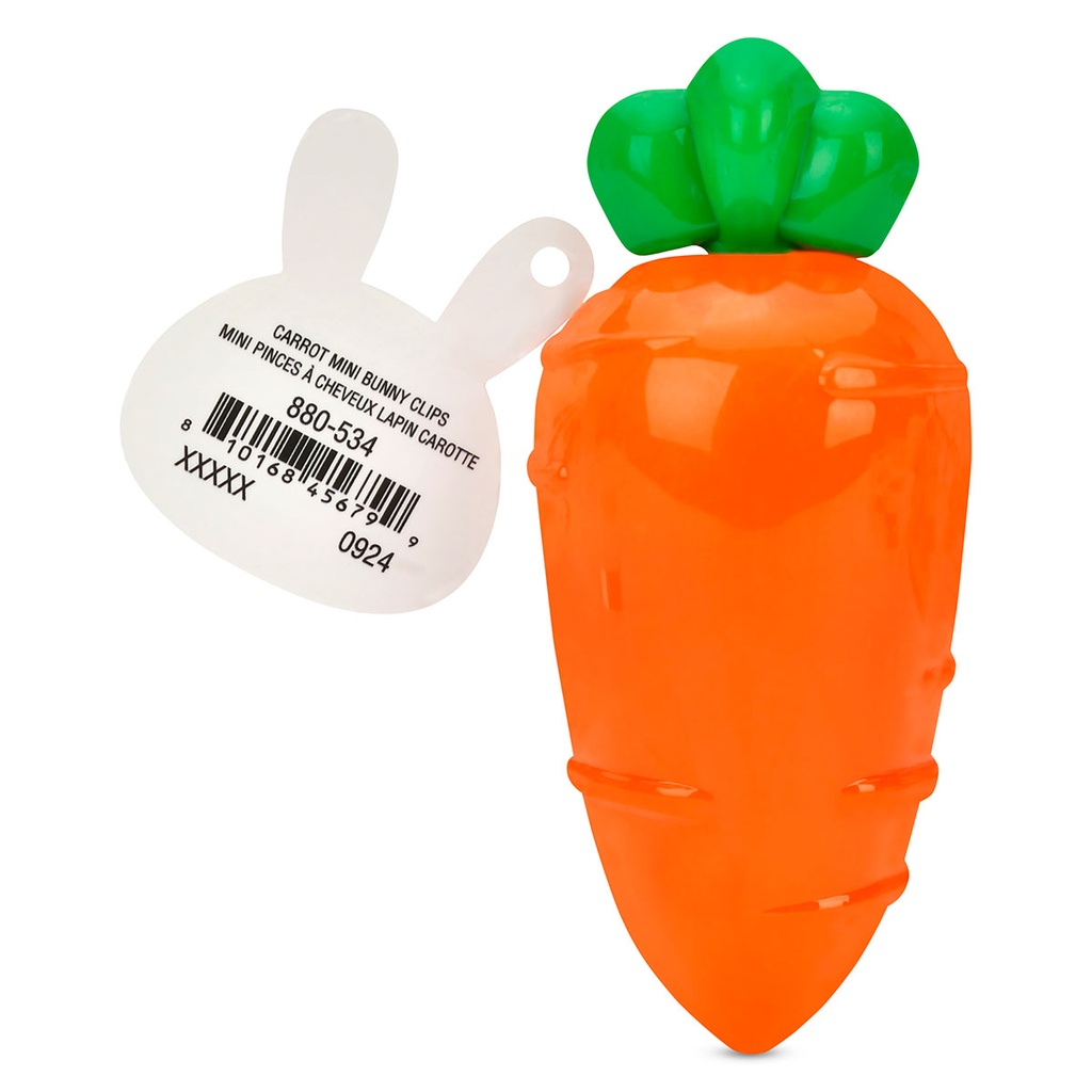 Carrot Mini Bunny Clips