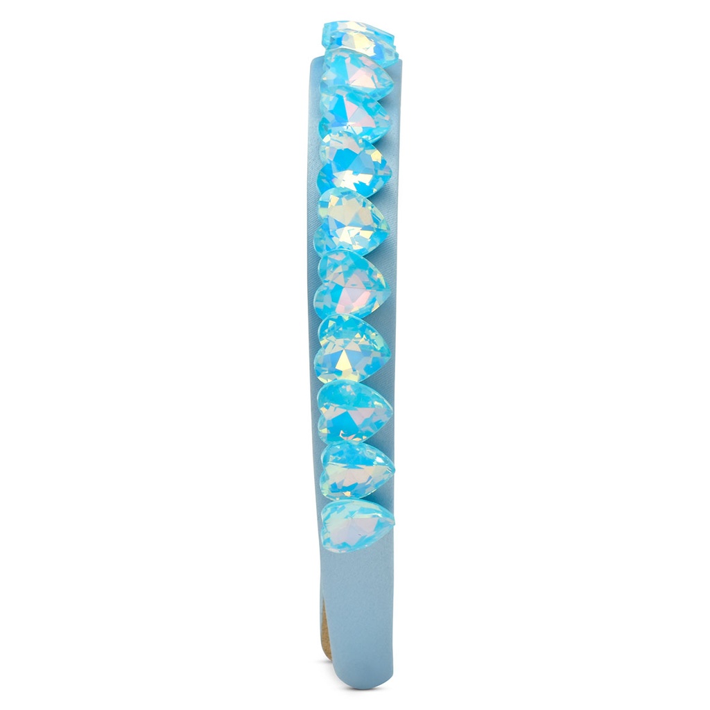 Turquoise Heart Gem Headband 