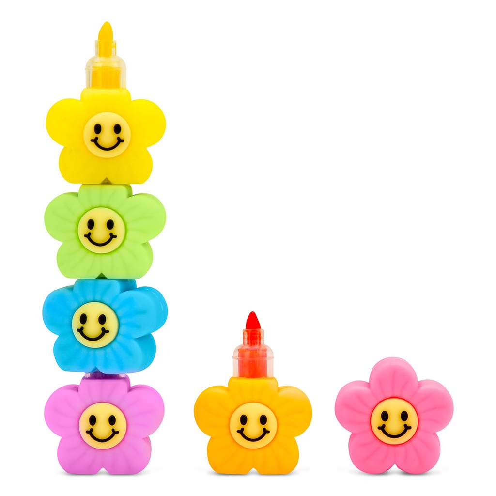 Smile Flower Stackable Markers PDQ - 24 markers