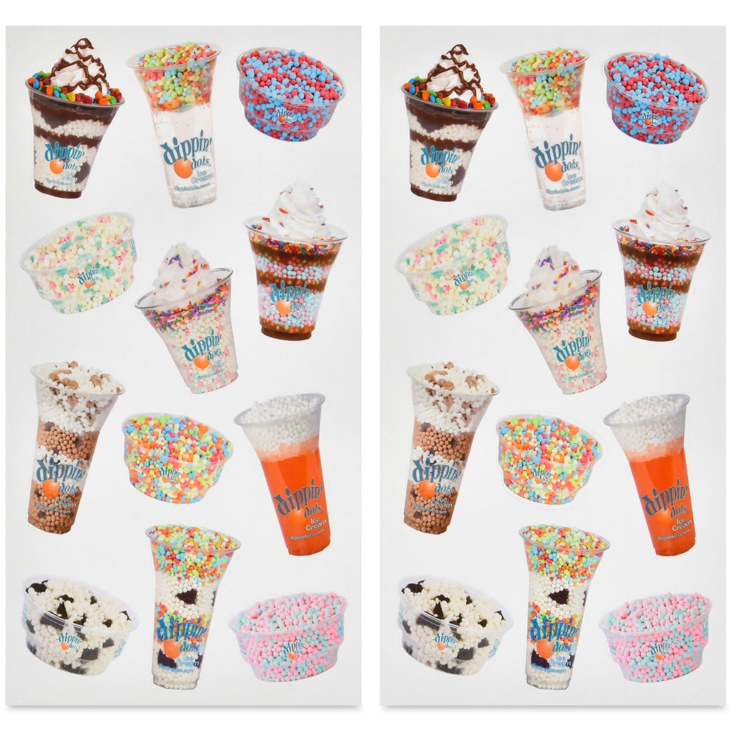 Dippin' Dots Scented Stickers - 2 sheets