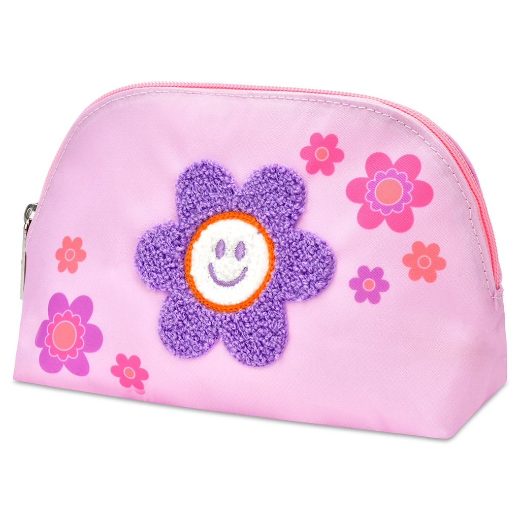 Groovy Smiles Oval Cosmetic Bag