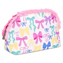 Pretty Bows Oval Cosmetic Bag