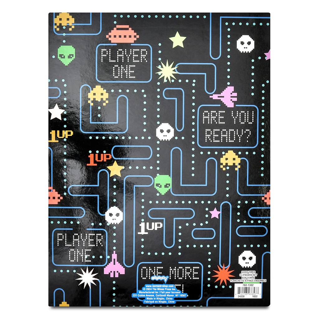 Retro Gamer Clipboard Set