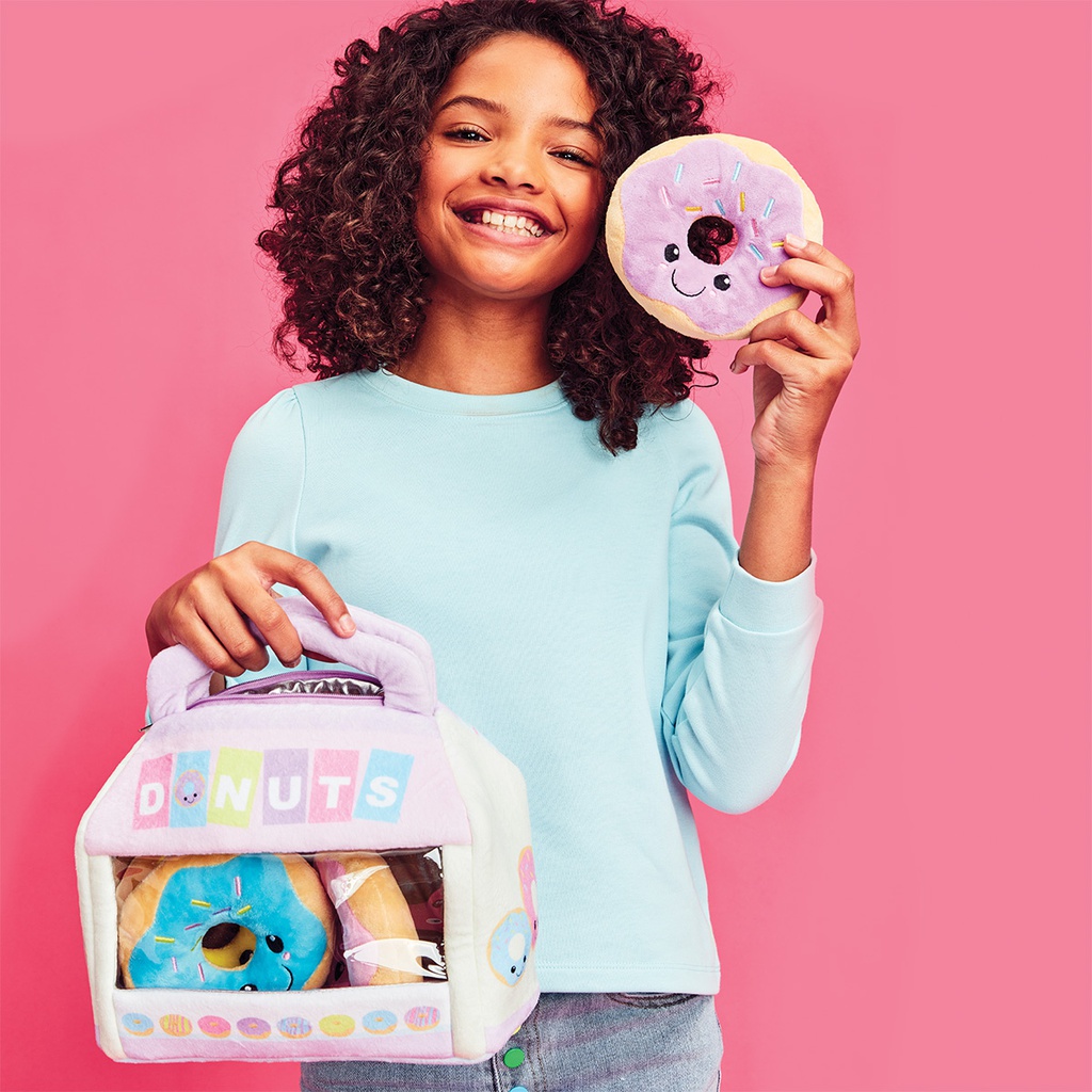 Box of Donuts  Fleece Pillow