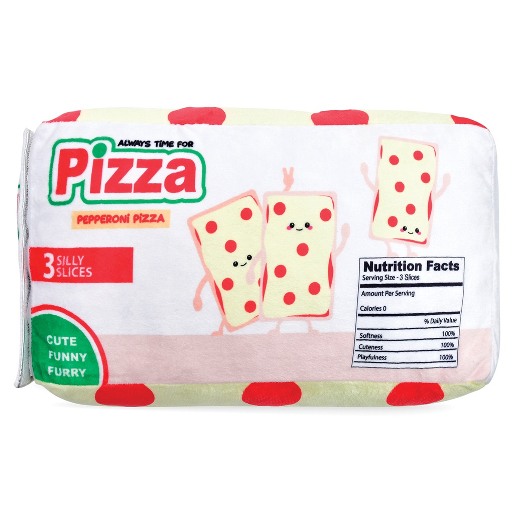 Pizza Party Packaging Fleece Pillow