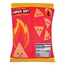 Fired Up Chips Packaging Fleece Pillow