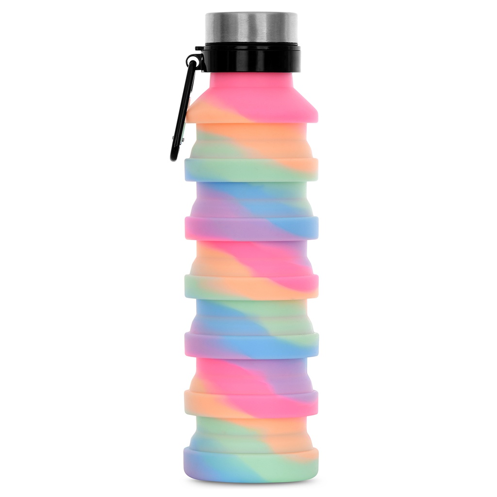 Swirl Tie Dye Collapsible Water Bottle