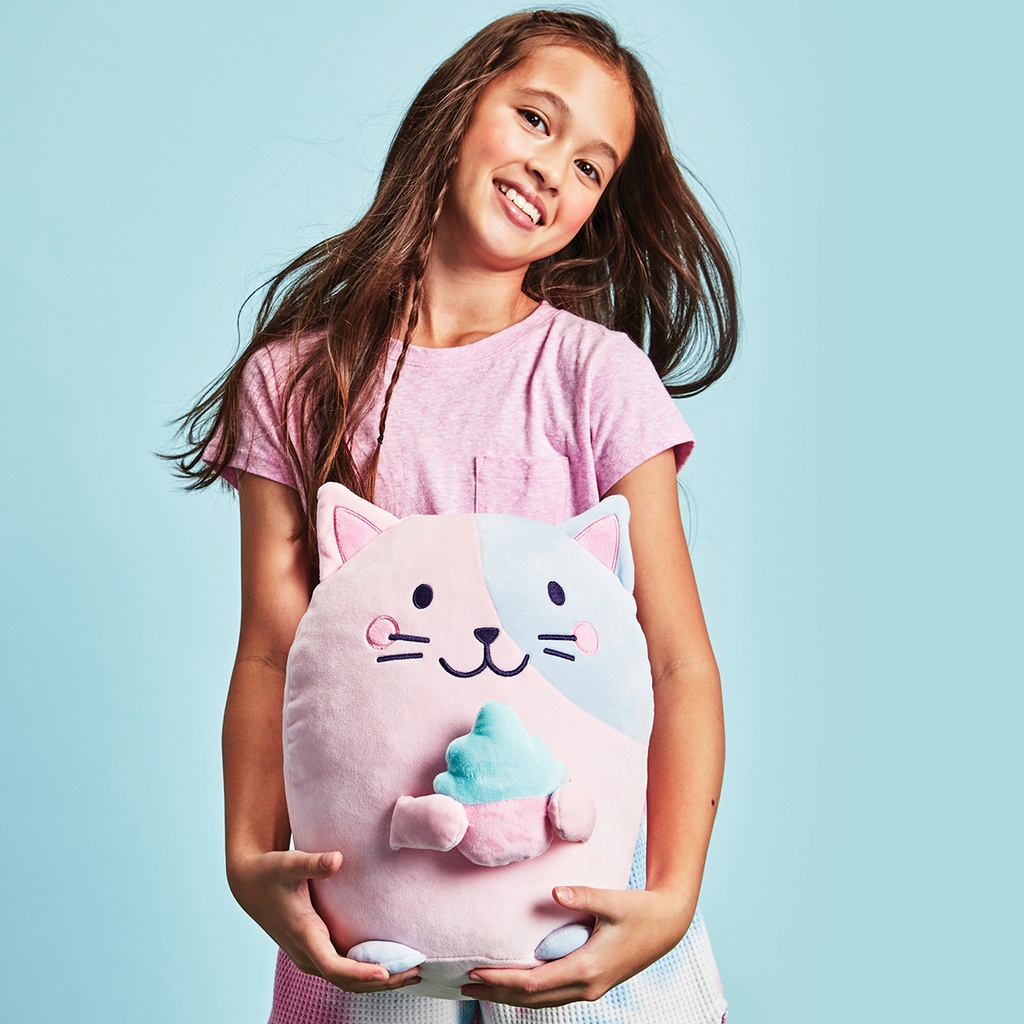 Pretty Purrfect Cat Fleece Pillow