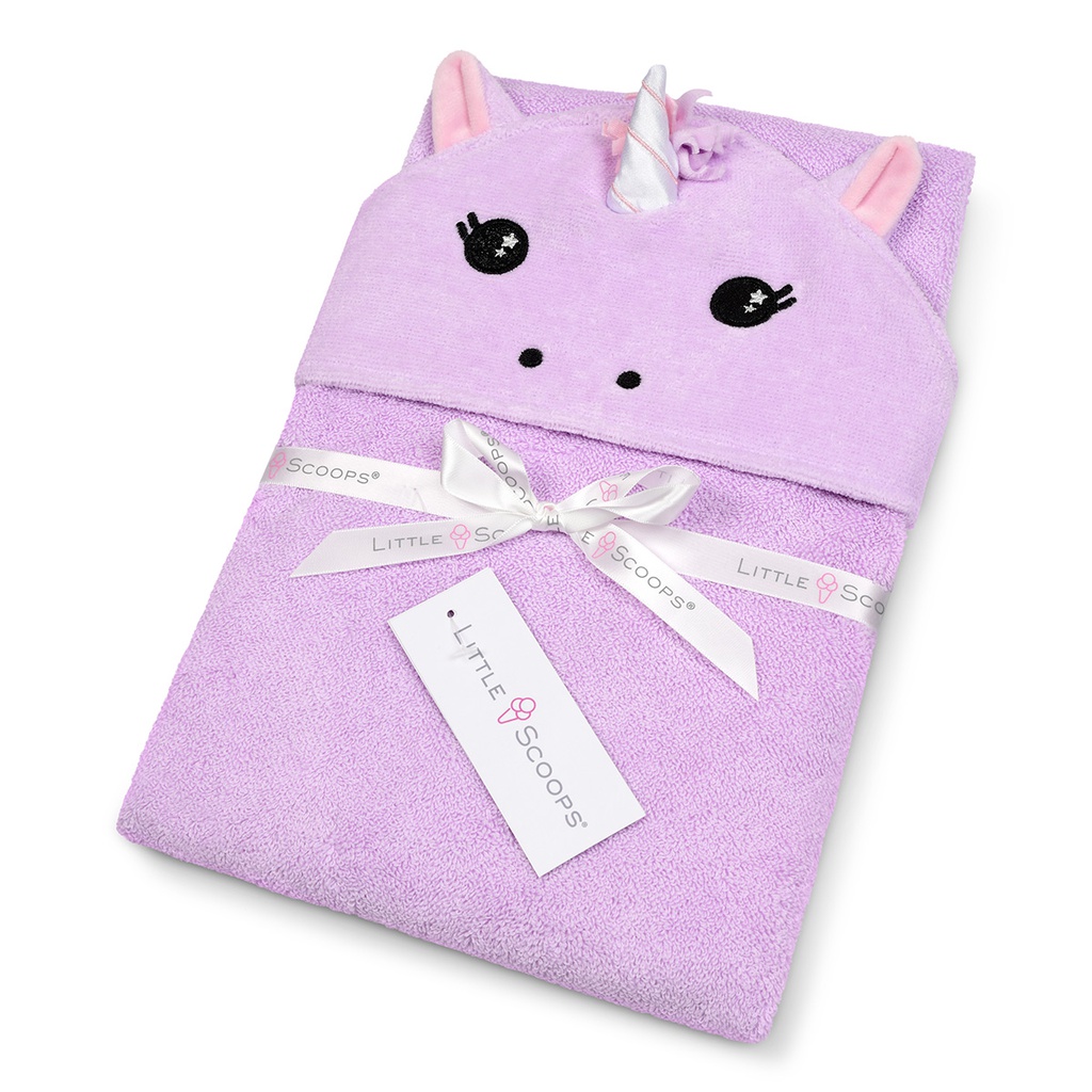 Little Scoops Unicorn Hooded Towel