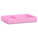 Pink Foldable Storage Crate