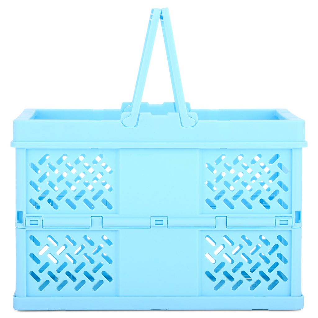 Blue Foldable Storage Crate