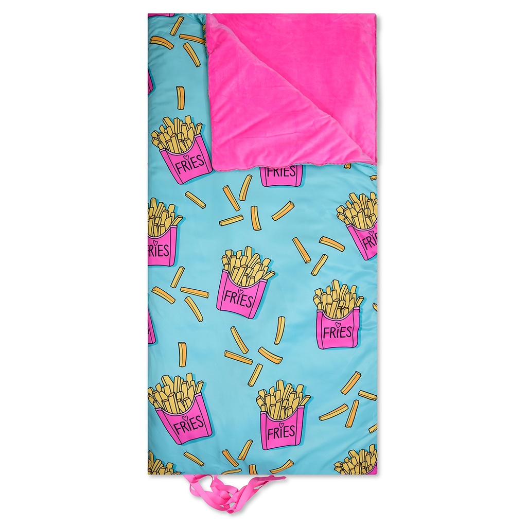 I Heart Fries Sleeping Bag