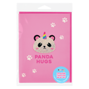 Panda Rhinestone Decal Greeting Card