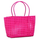 Large Pink Woven Tote