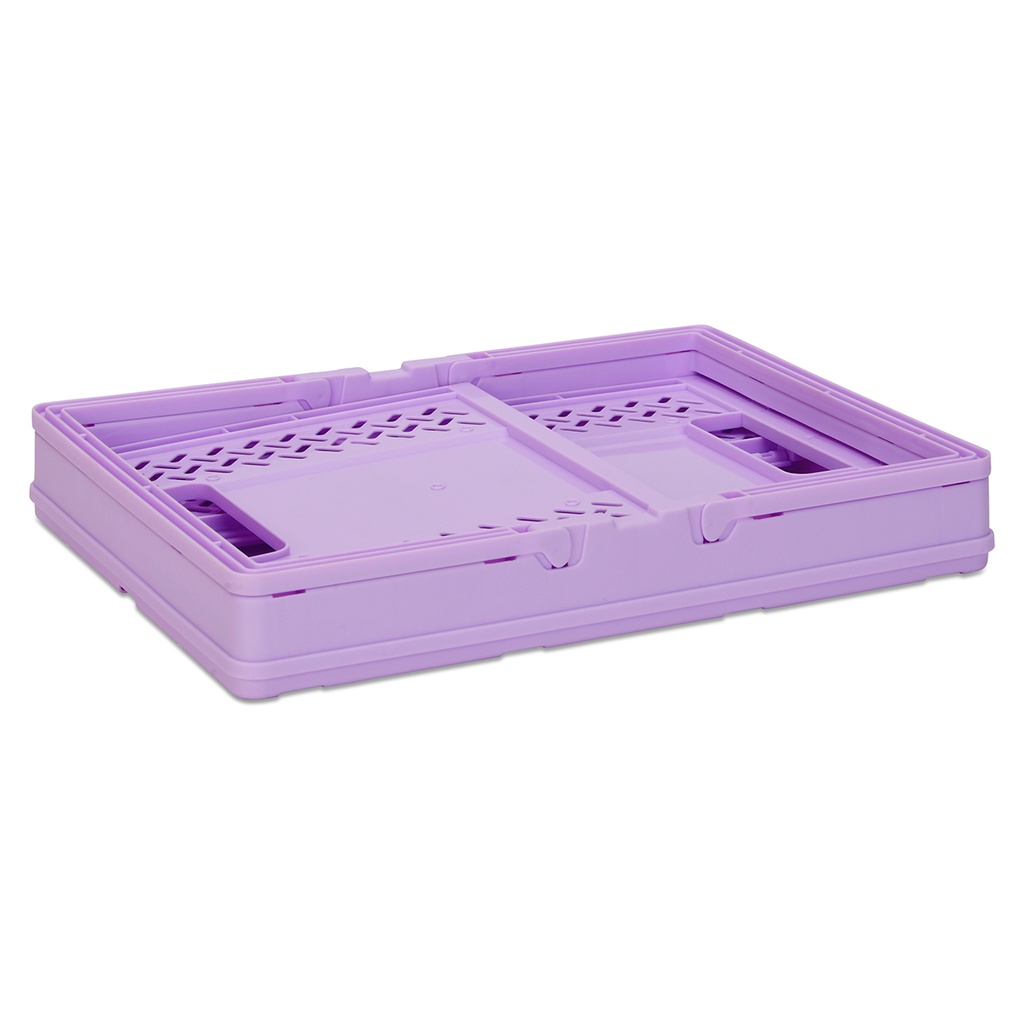 Large Lavender Foldable Storage Crate