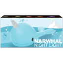 Narwhal Night Light Blue