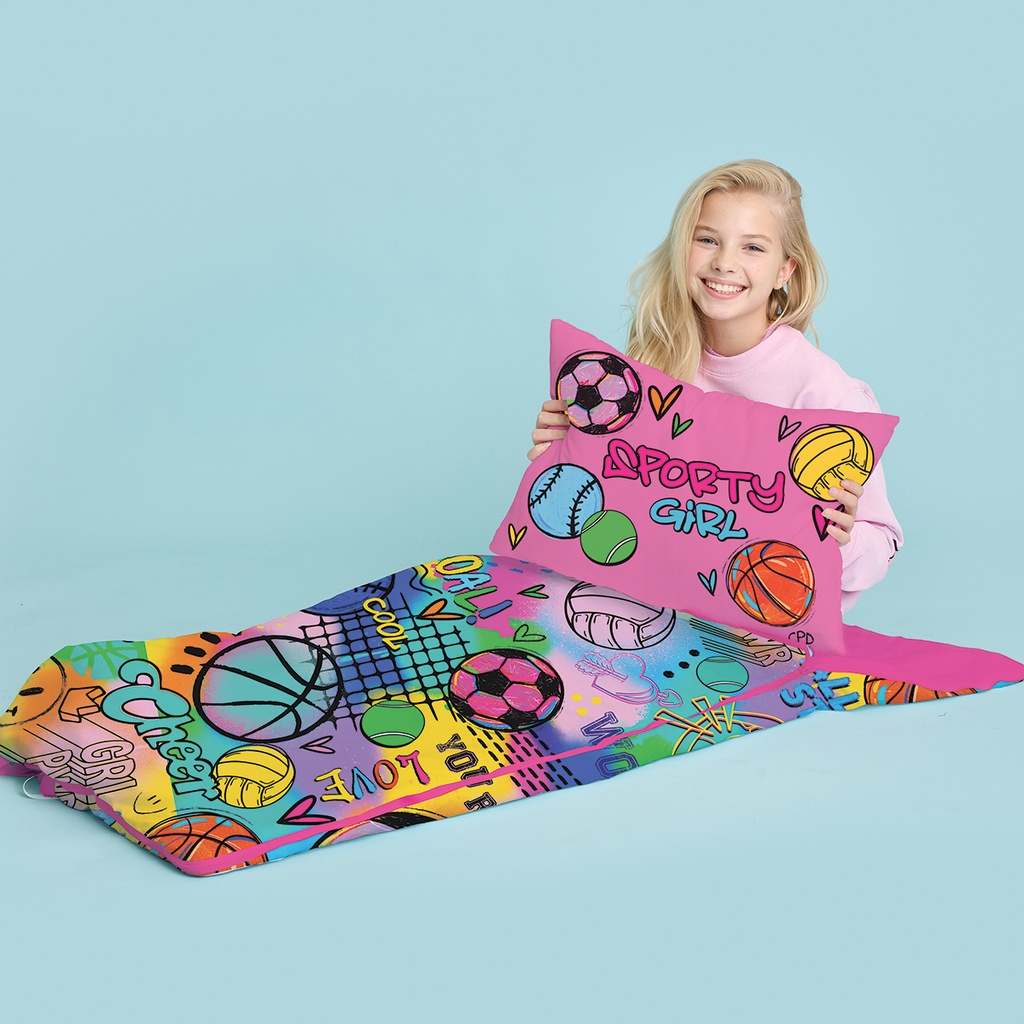 Corey Paige Fun Sports Sleeping Bag Set