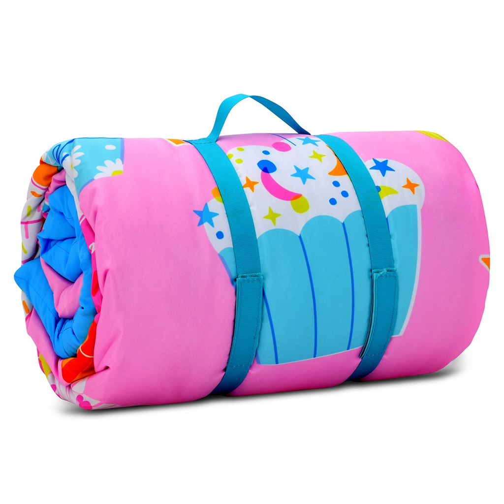 Cupcake Party Sleeping Bag and Pillow Set