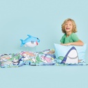 Shark Frenzy Sleeping Bag and Pillow Set