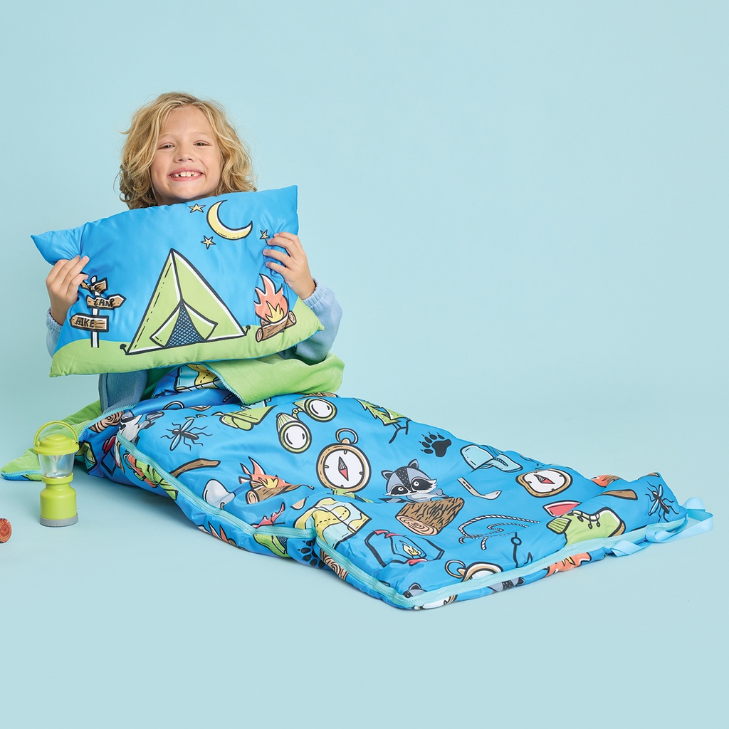 Camp Out Sleeping Bag and Pillow Set