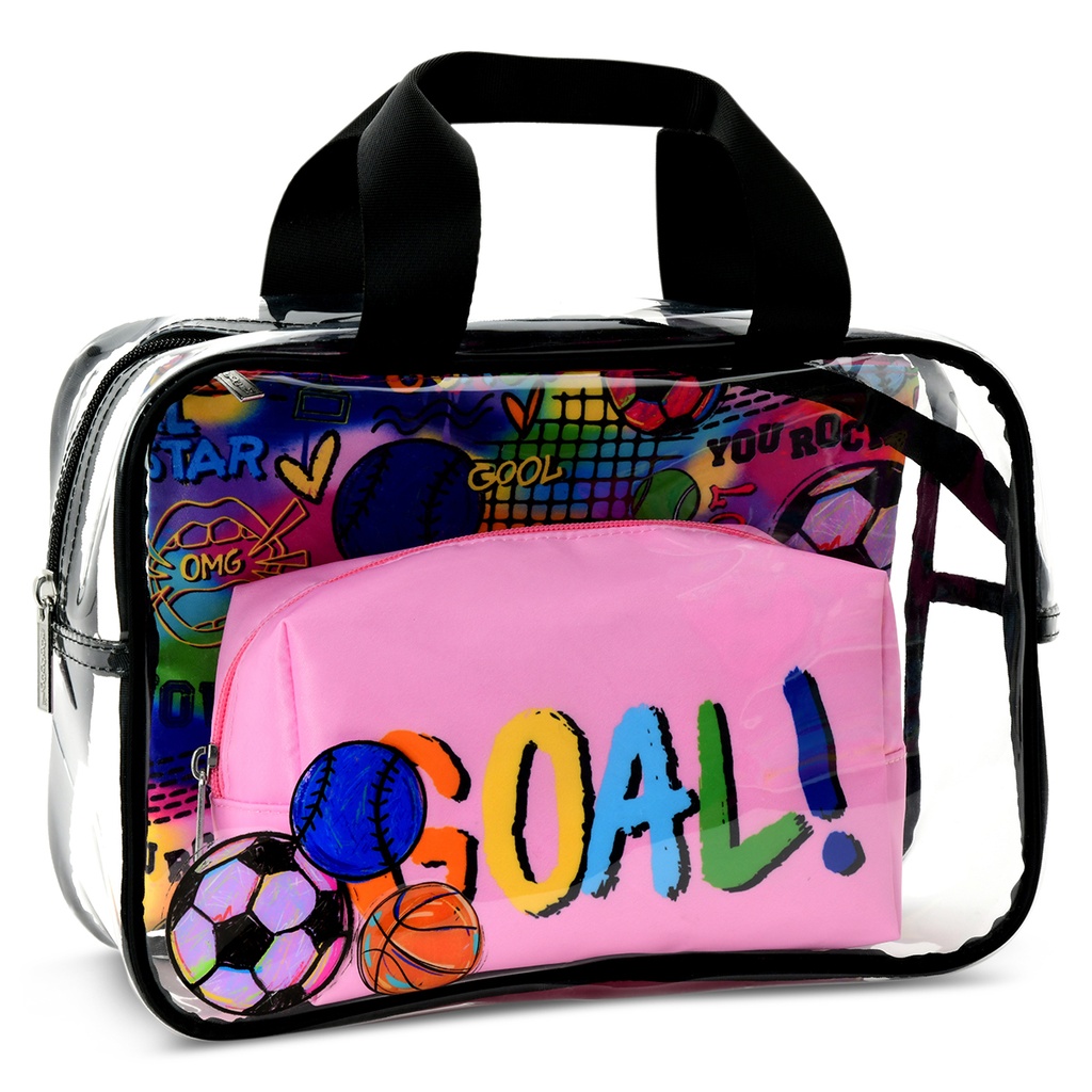 Corey Paige Fun Sports Cosmetic Bag Trio