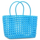 Large Blue Woven Tote